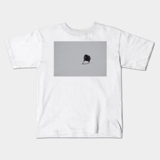 Crow in the Snow Kids T-Shirt